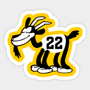 Caitlin Clark GOAT 5, Classic Steamboat Willie Goat Sticker